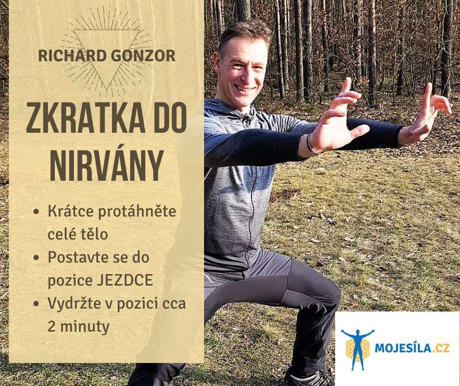 Richard Gonzor cvičí cvik - rychlá zkratka do NIRVÁNY - mojesila.cz